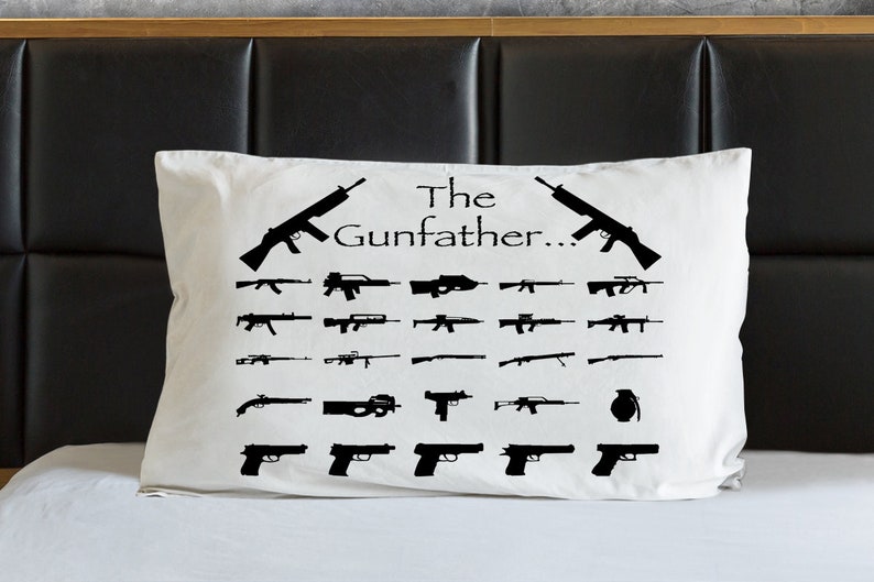 USMC pillowcase gifts for hunters Gunfather PILLOW COVERS deployment gift Air force military gifts boyfriend gift funny