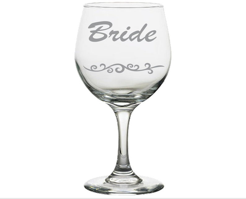 Engraved wine glass engagement party for my wife from the groom to bride gift CUSTOM WINE GLASSES to my bride gift wedding party favors