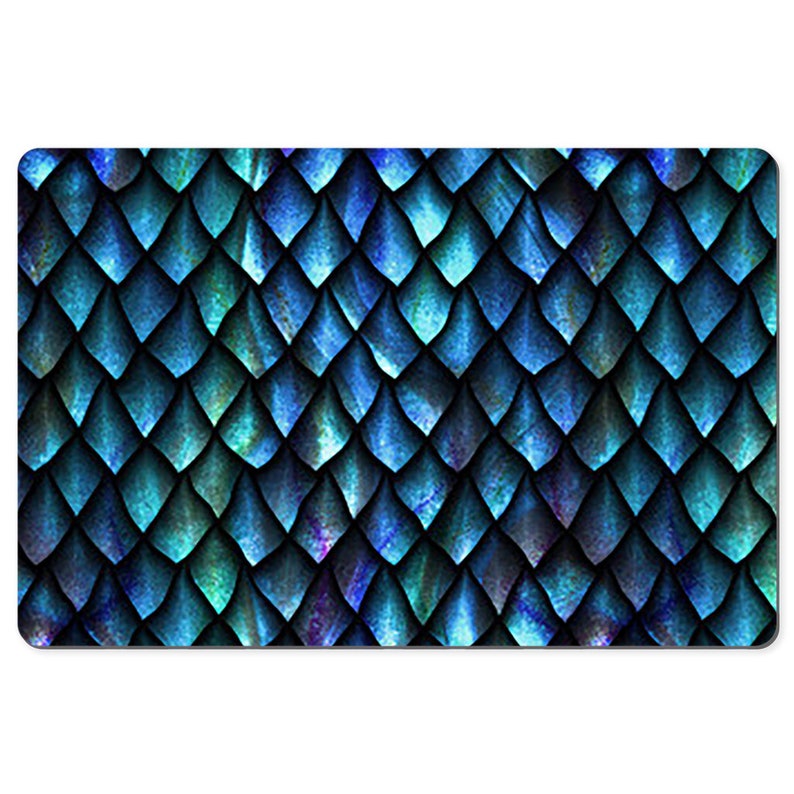 Dragon scales mermaid scales large desk mat gaming mouse pad, Custom mouse pad personalized mouse pad sublimation design unique desk mat bild 4