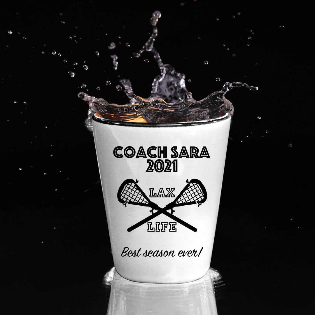 Lacrosse Gifts Custom Shot Glasses Sports Gifts Lacrosse Mom Etsy
