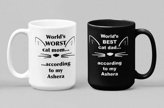 Insulated Travel Mug For Cat Lovers Ashera Dad Ever Unique Ashera Cat Gifts Ashera Cat Travel Mug