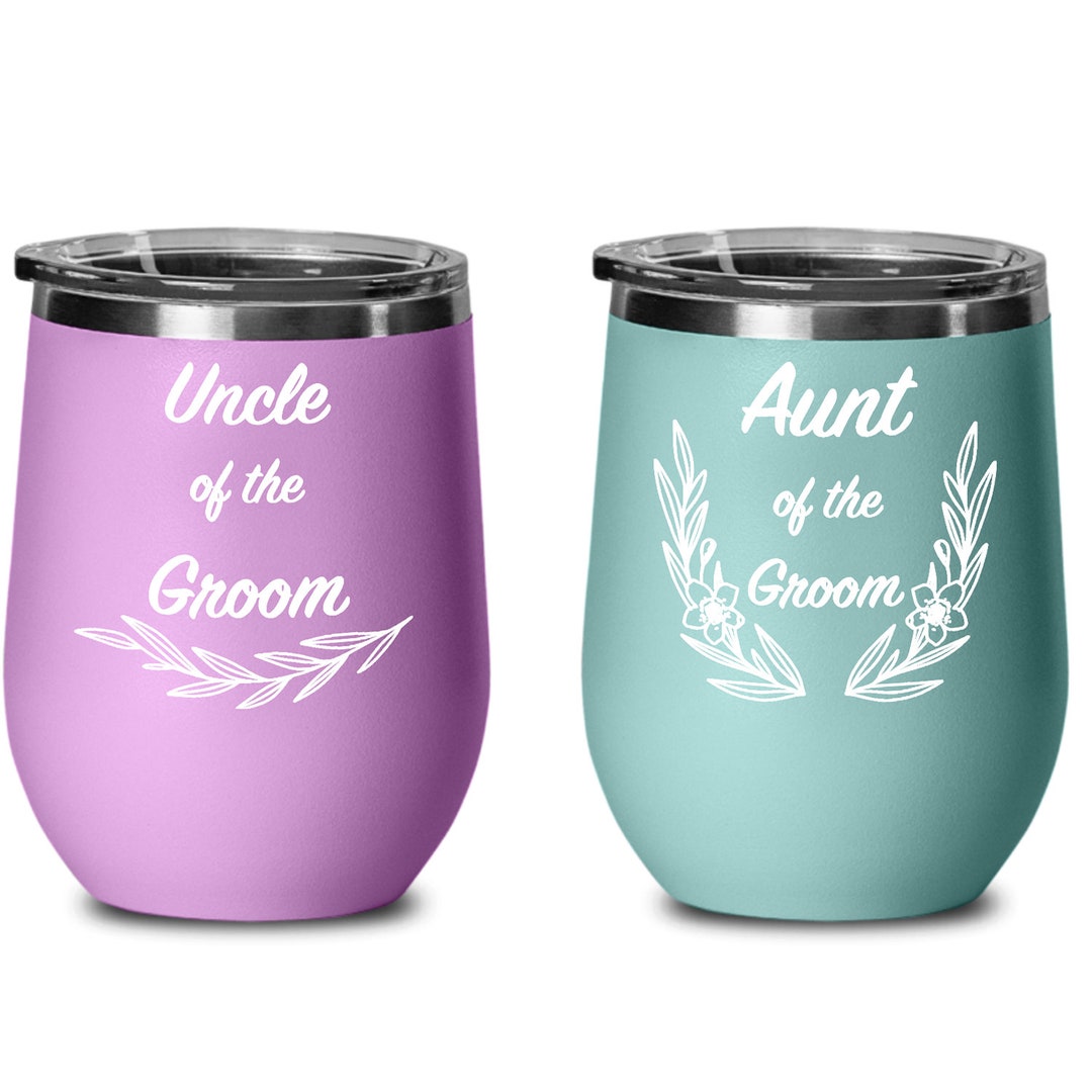 Aunt and Uncle Wedding Gift Custom Wine Tumbler, Best Uncle of the ...