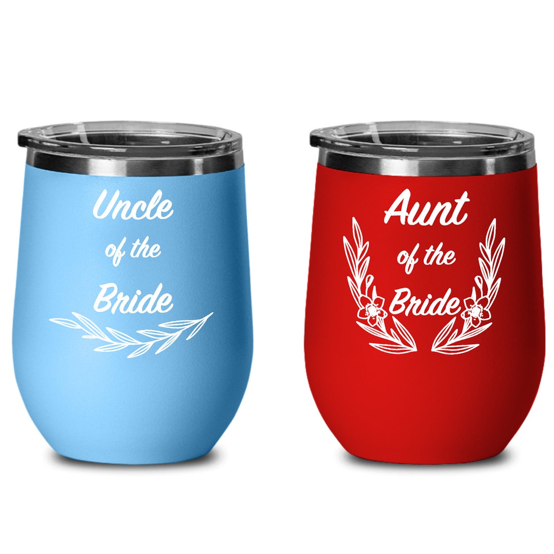 Aunt and Uncle Wedding Gift Custom Wine Tumbler, Best Uncle of the ...