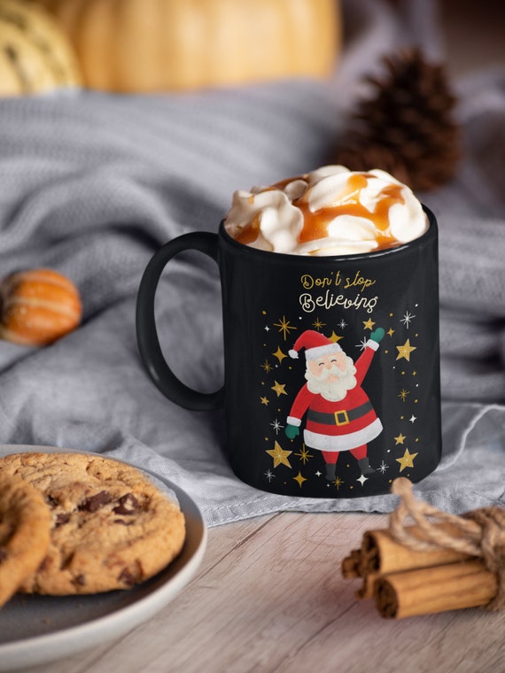 Don't Stop Believing Christmas Coffee Mug White Elephant Gifts, Secret  Santa Claus Gift Soul Sister Gift Uncle Aunt Mug Step Dad Gift 