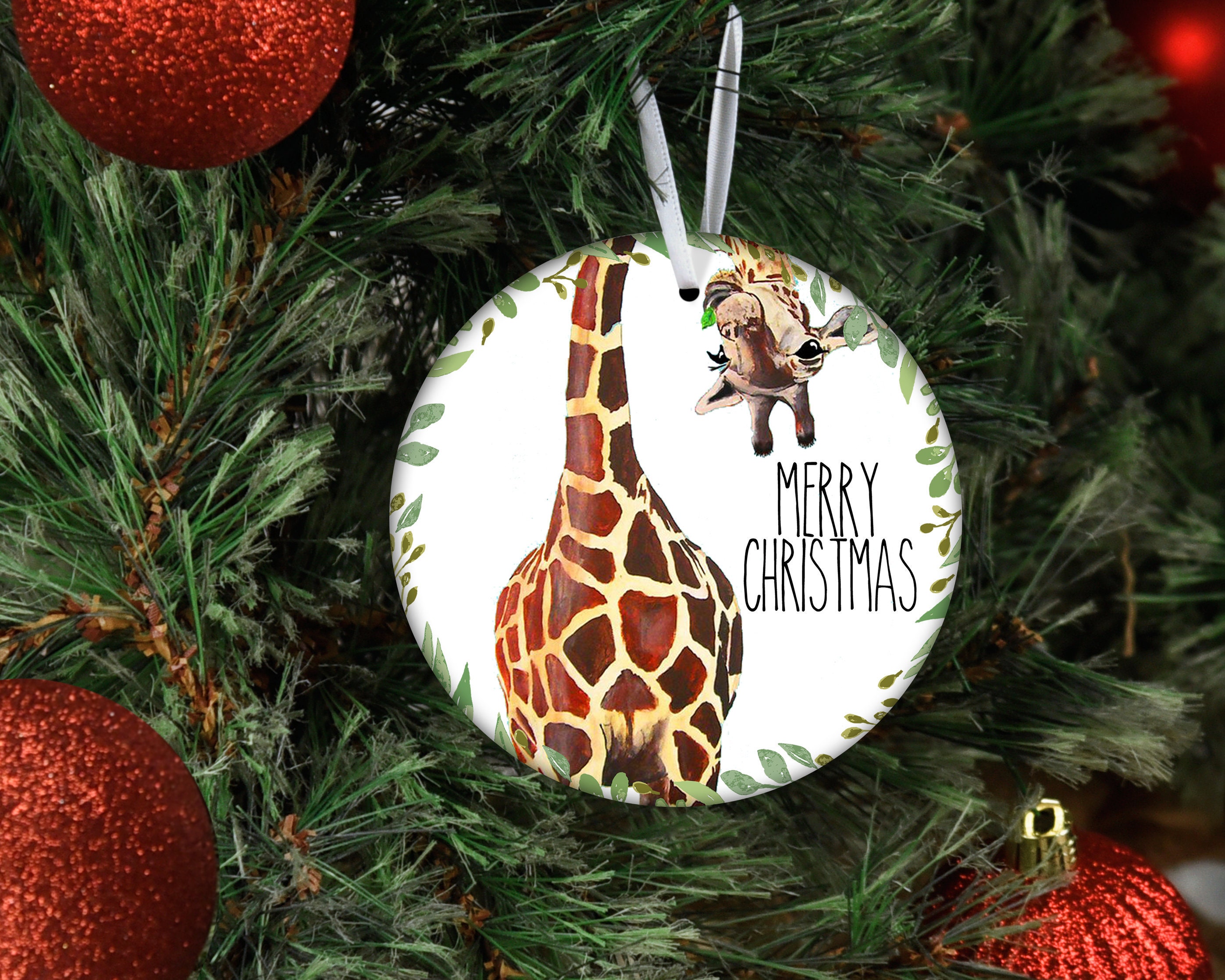Giraffe Ornament Giraffe Home Decor Christmas Ornament - Etsy