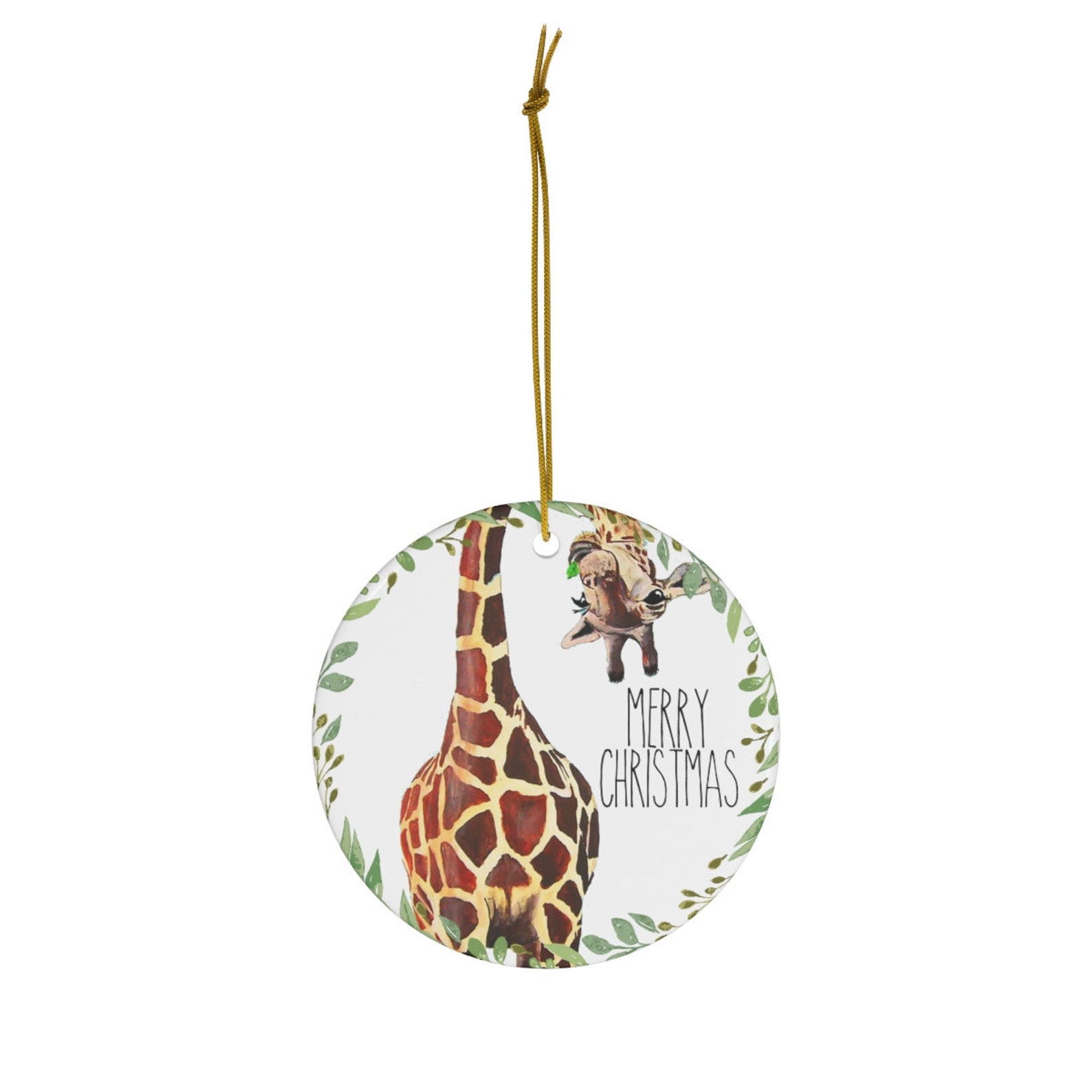 Giraffe Ornament Giraffe Home Decor Christmas Ornament - Etsy