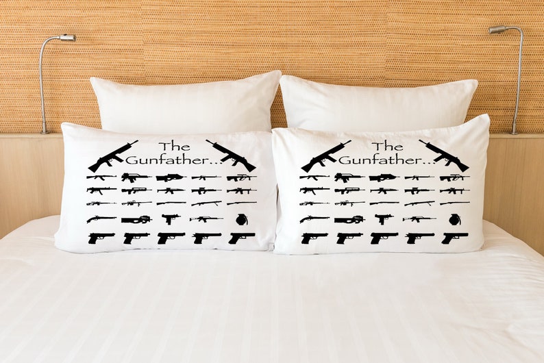 USMC pillowcase gifts for hunters Gunfather PILLOW COVERS deployment gift Air force military gifts boyfriend gift funny