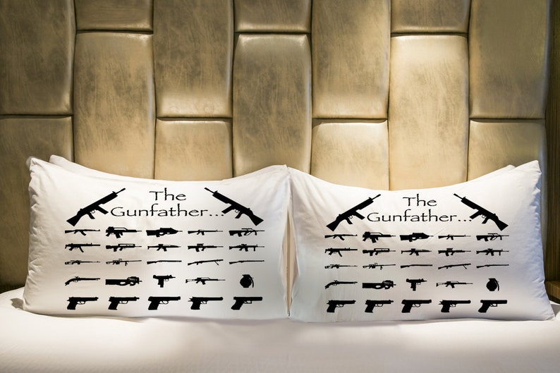 USMC pillowcase gifts for hunters Gunfather PILLOW COVERS deployment gift Air force military gifts boyfriend gift funny
