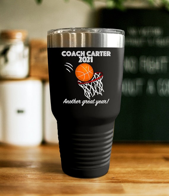 BASKETBALL COACH INSULATED tumbler sports gifts Basketball Etsy