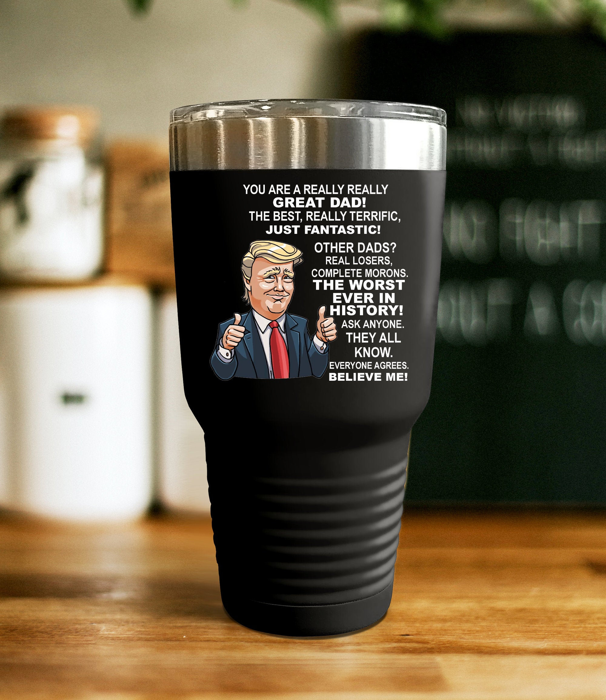 Donald Trump Mug for Great Dad Tumbler, Trump Fathers Day Mug