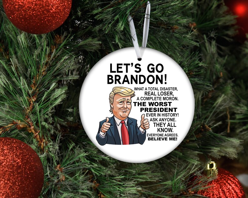 Let's Go Brandon Joe Biden Funny Humor T Shirt FJB Trump 2024 Political Shirts – – Italia Associazione Psicologia Aviazione - Foto 3