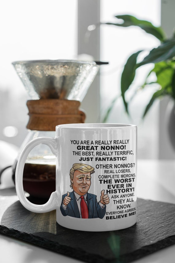 Donald Trump Mug Nonno Italian Gifts Grandpa 15 Oz Mug Grandfather Gift,  President Trump Fathers Day Gift Birthday Gifts - Etsy