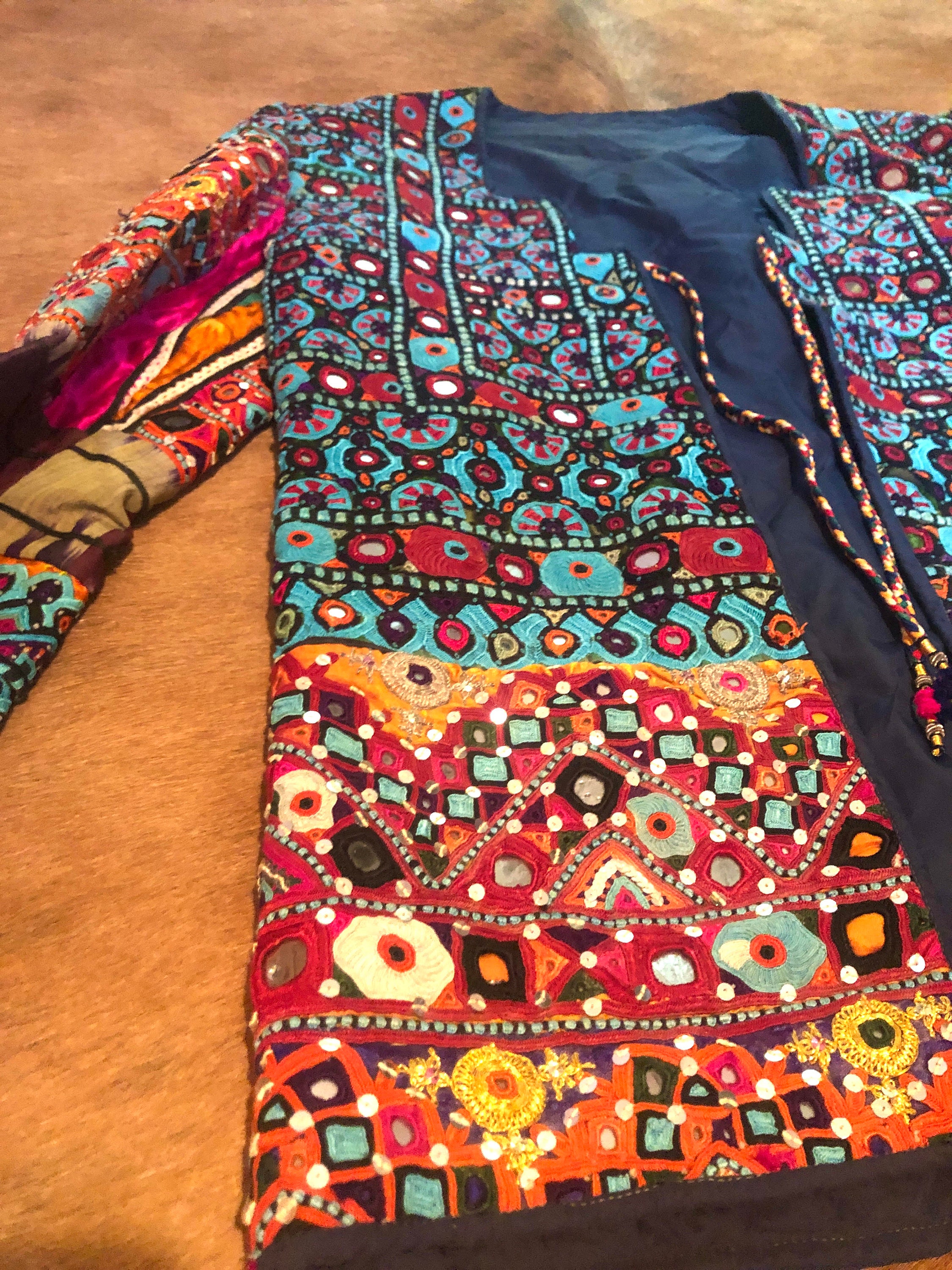 Stunning Banjara Handmade Mirror Jacket Etsy 日本