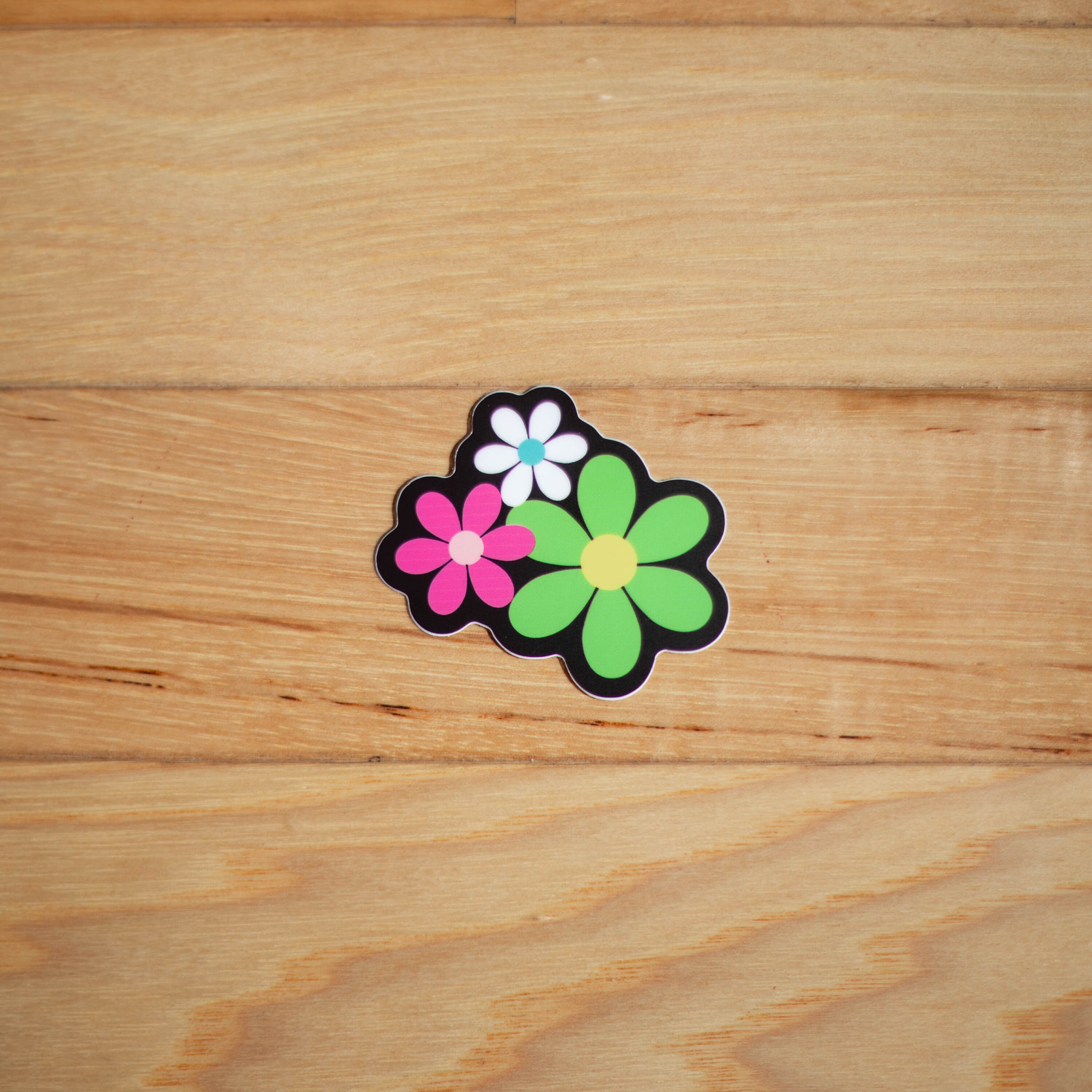 Flower Power Vinyl Die Cut Sticker, Hydro Flask Sticker, Laptop Sticker ...