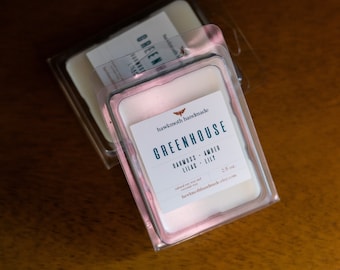 Greenhouse - cozy scented hand poured small batch soy and coconut wax melt
