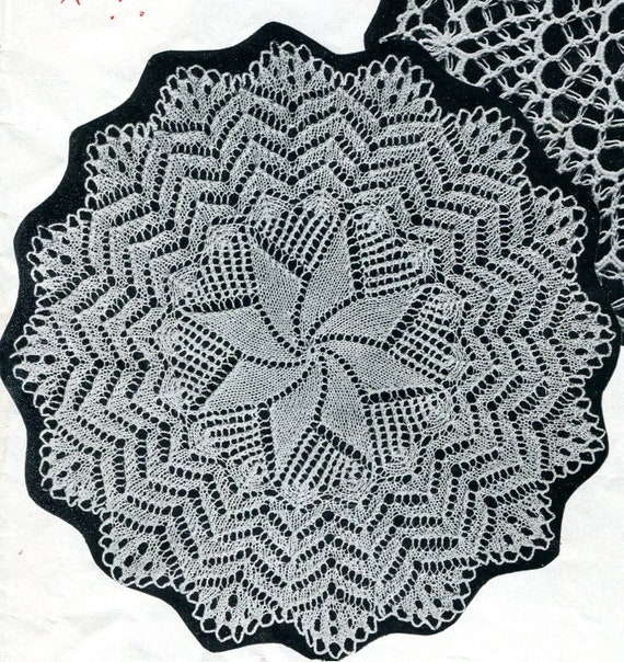 knitted doily