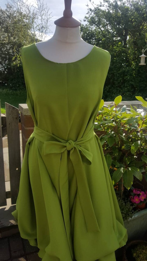 green emerald velvet dress Allyse Cotton Maxi Dress main image 1