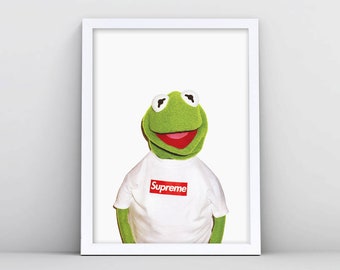 supreme kermit poster