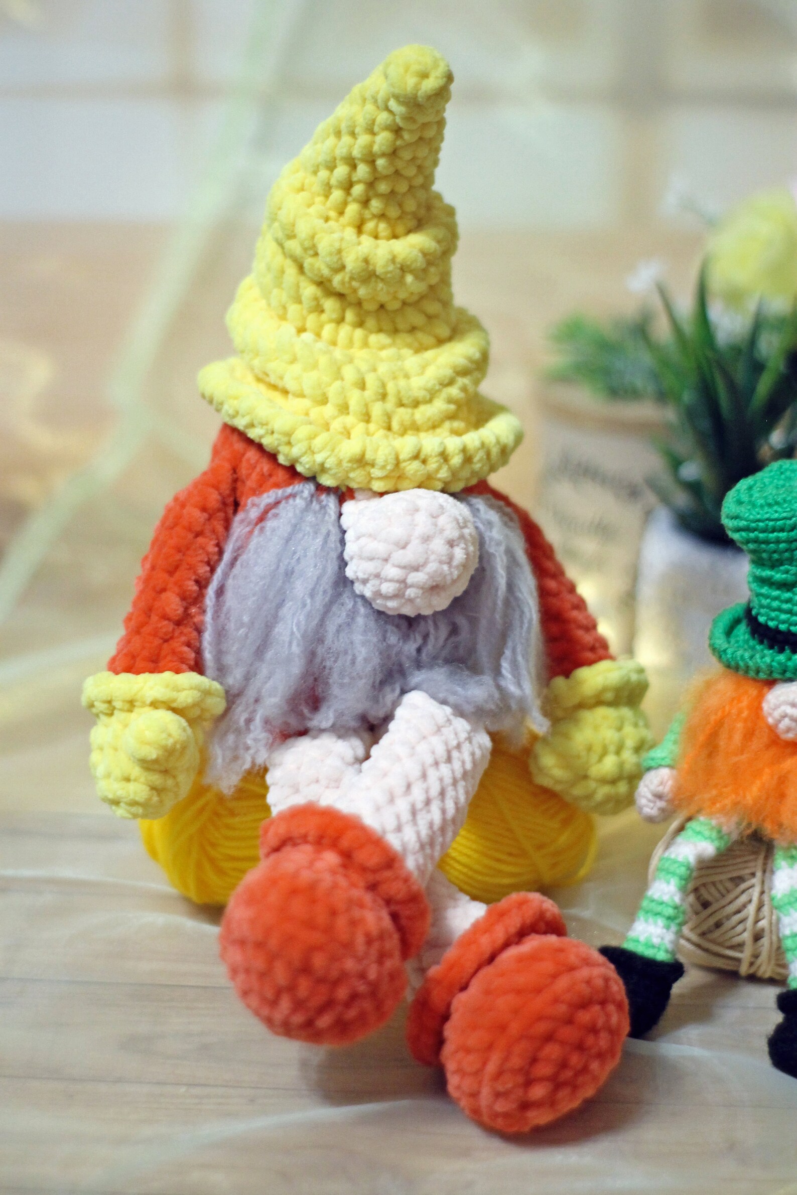 Crochet set 5 patterns gnomes Amigurumi pattern gnome Spring Etsy