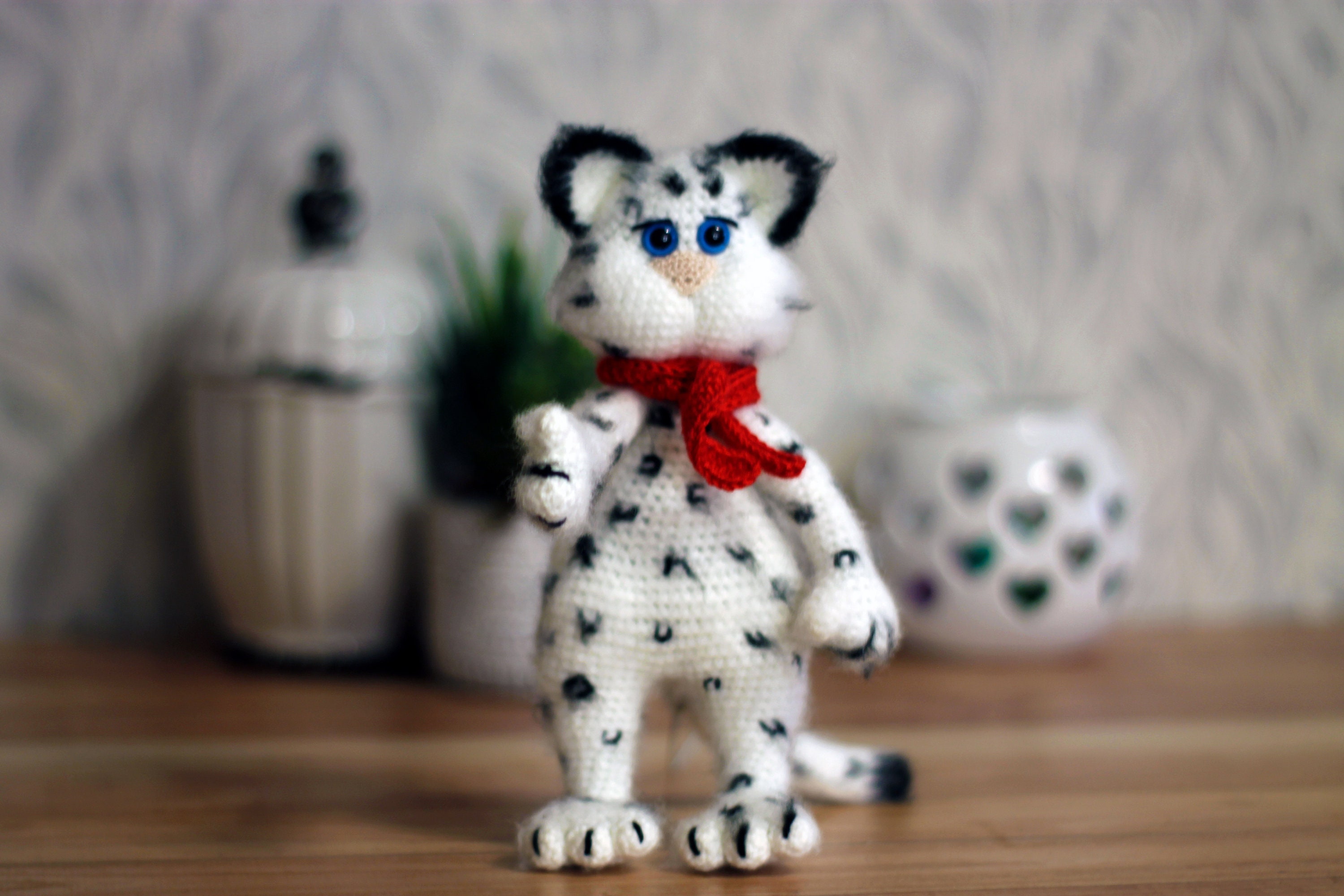 Crochet pattern snow leopard Safari Animal Toy pattern Cat | Etsy