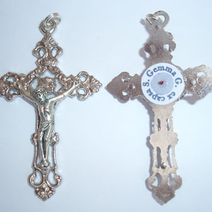 St Gemma Galgani Relic Cross--ornate and very beautiful!