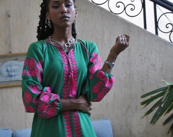 colorful caftans