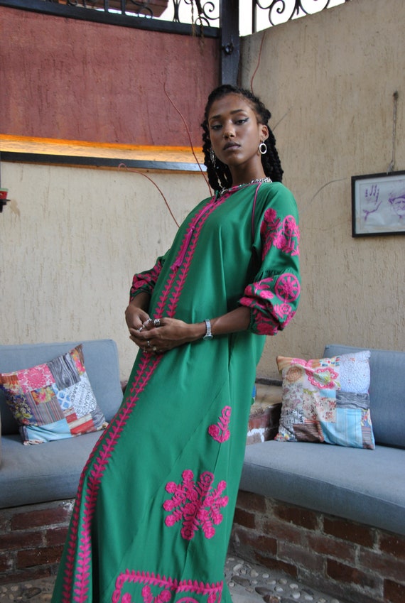 Boho caftan dress 2025