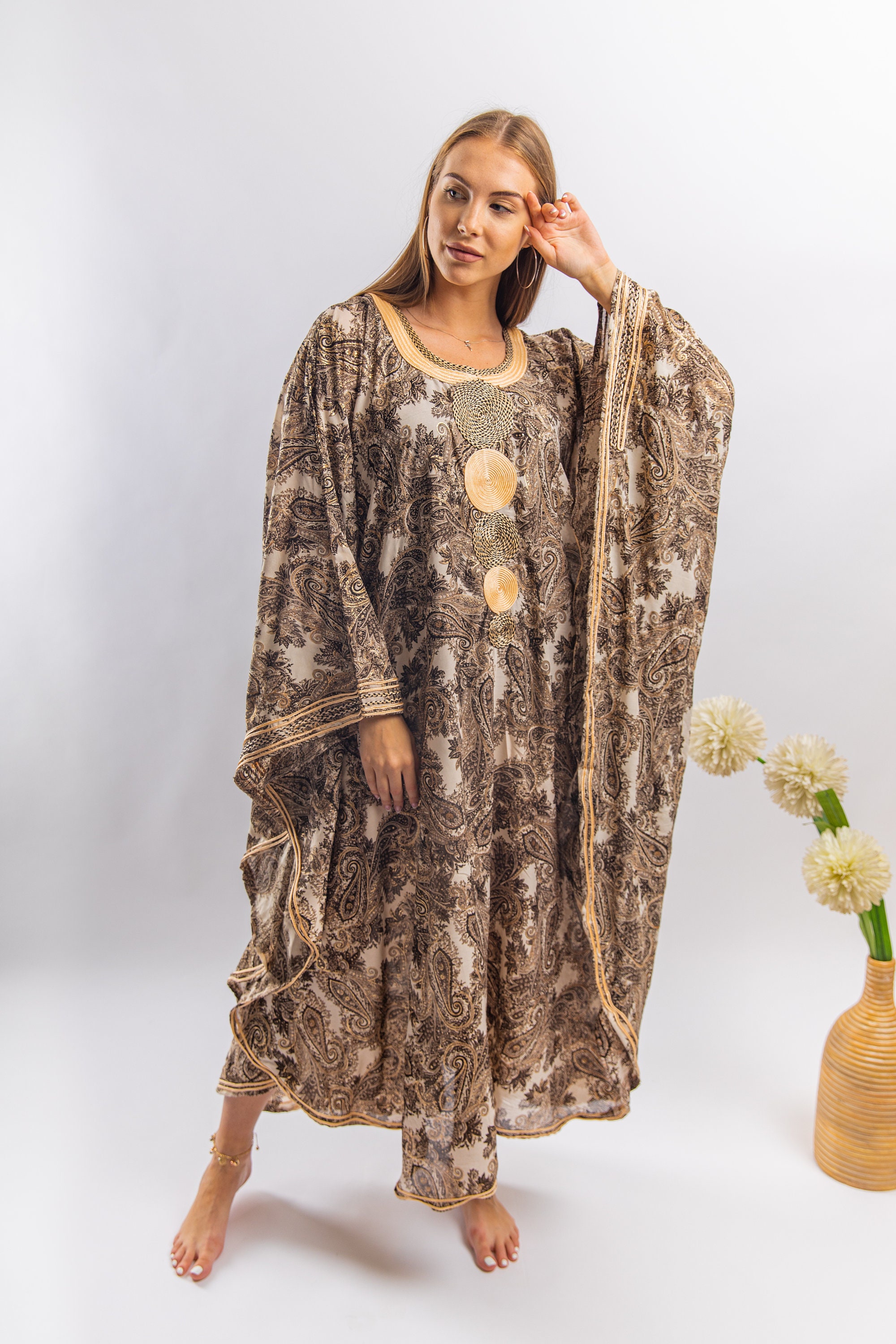 sequin caftan plus size