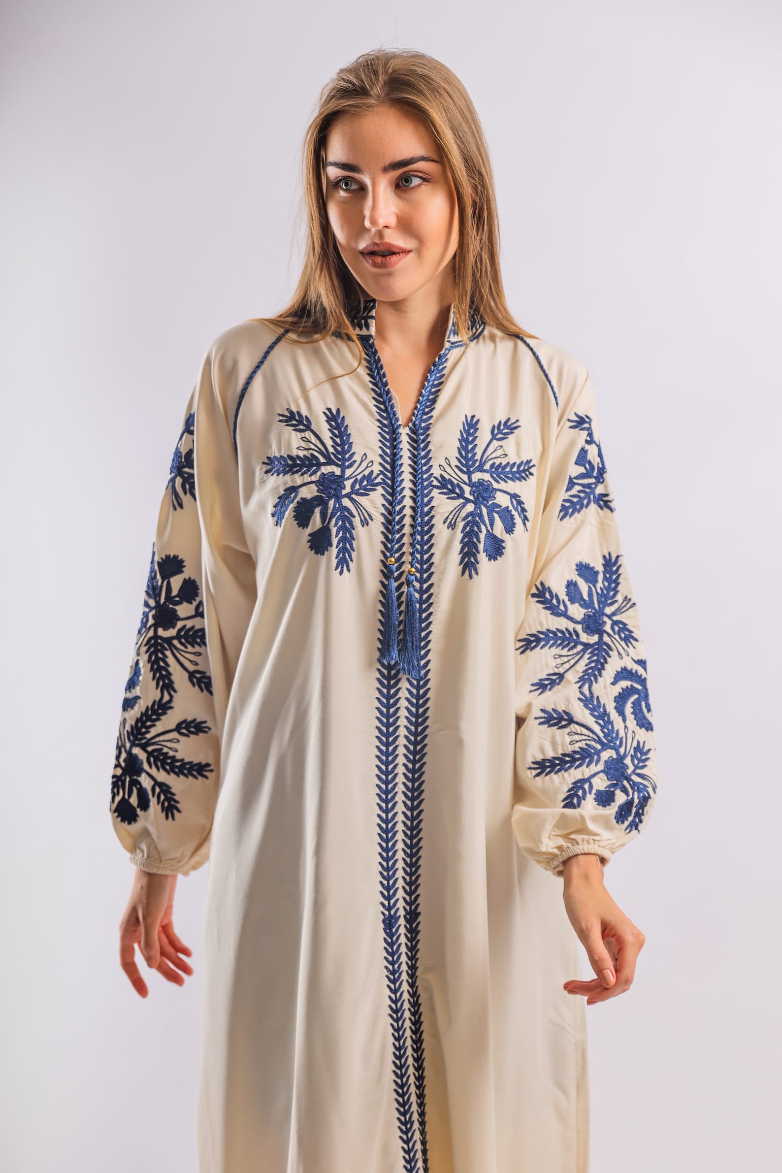 cotton voile caftan