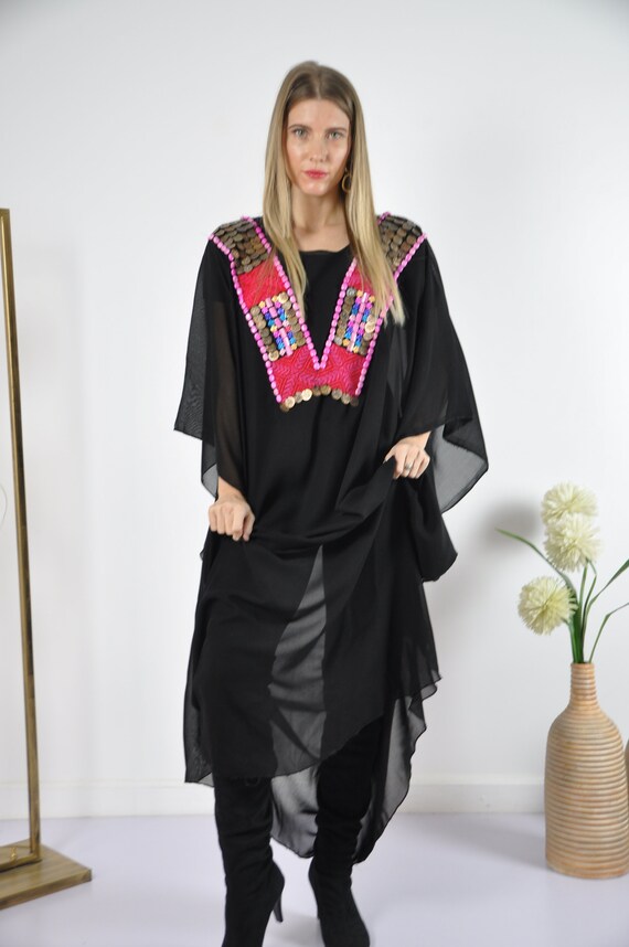 Chiffon caftan hotsell