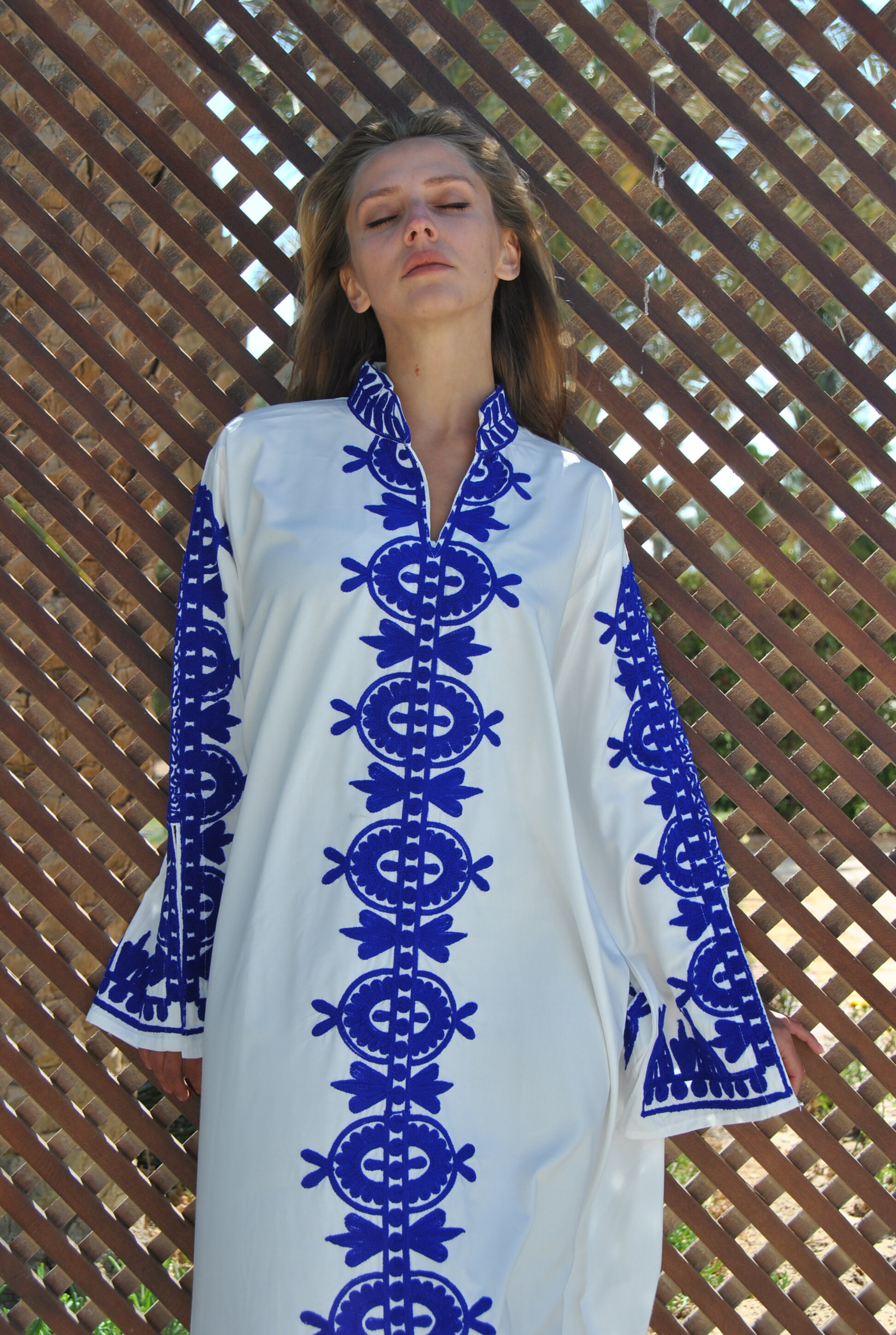 Cristaseya Handwoven Oversized Caftan