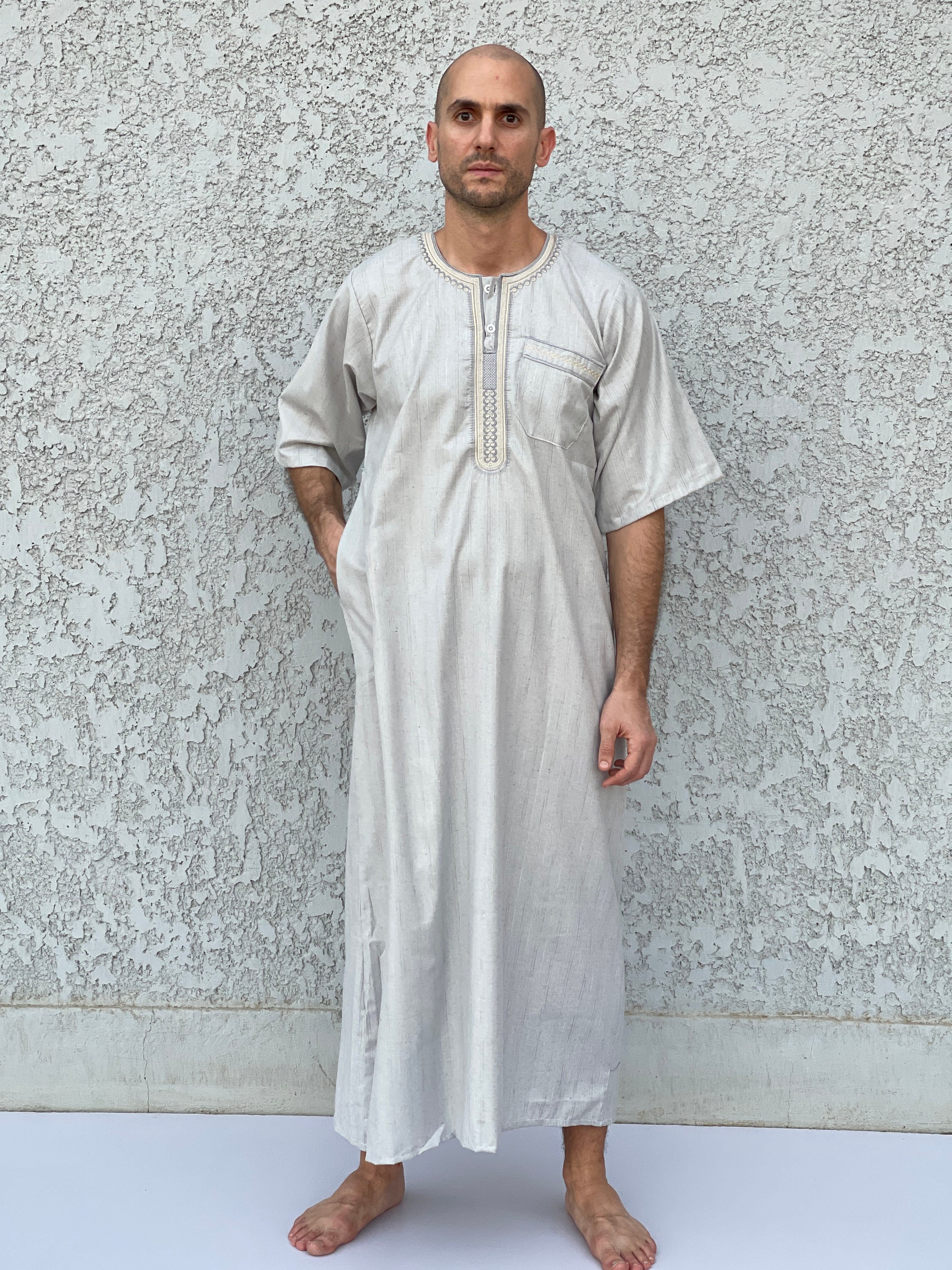 white christmas dresses Unisex Charcoal Terry Dressing Gown main image 0