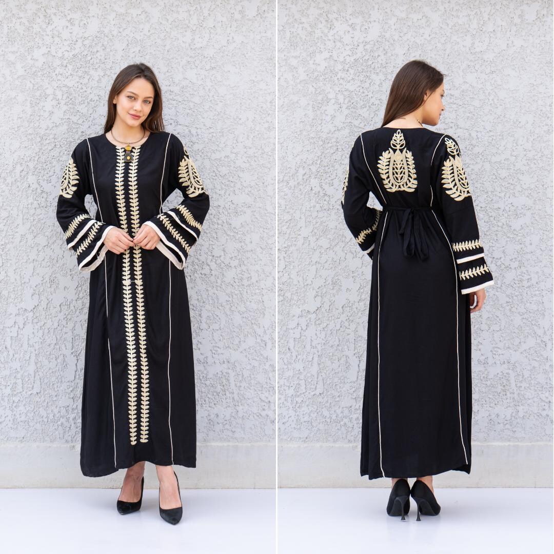 Trendy Embroidered Kaftan Style Dresses main image 0
