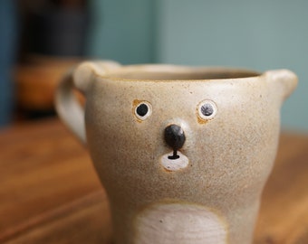Ceramic Handmade Koala Mug, Koala Mug,Pottery Mug,Handmade Ceramic Mug,Cute Ceramic