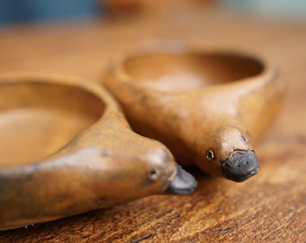 Ceramic Handmade Platypus Accessories Holder, Tealight holder, Candle Holder, Teabag holder