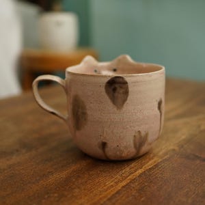 Ceramic Handmade Bear Tea Cup,Bear Mug,Pottery Mug,Handmade Ceramic Mug,Cute Ceramic