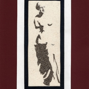 Natural sand painting 24x18 cm Statue Aphrodite of Milos, Venus de Milo