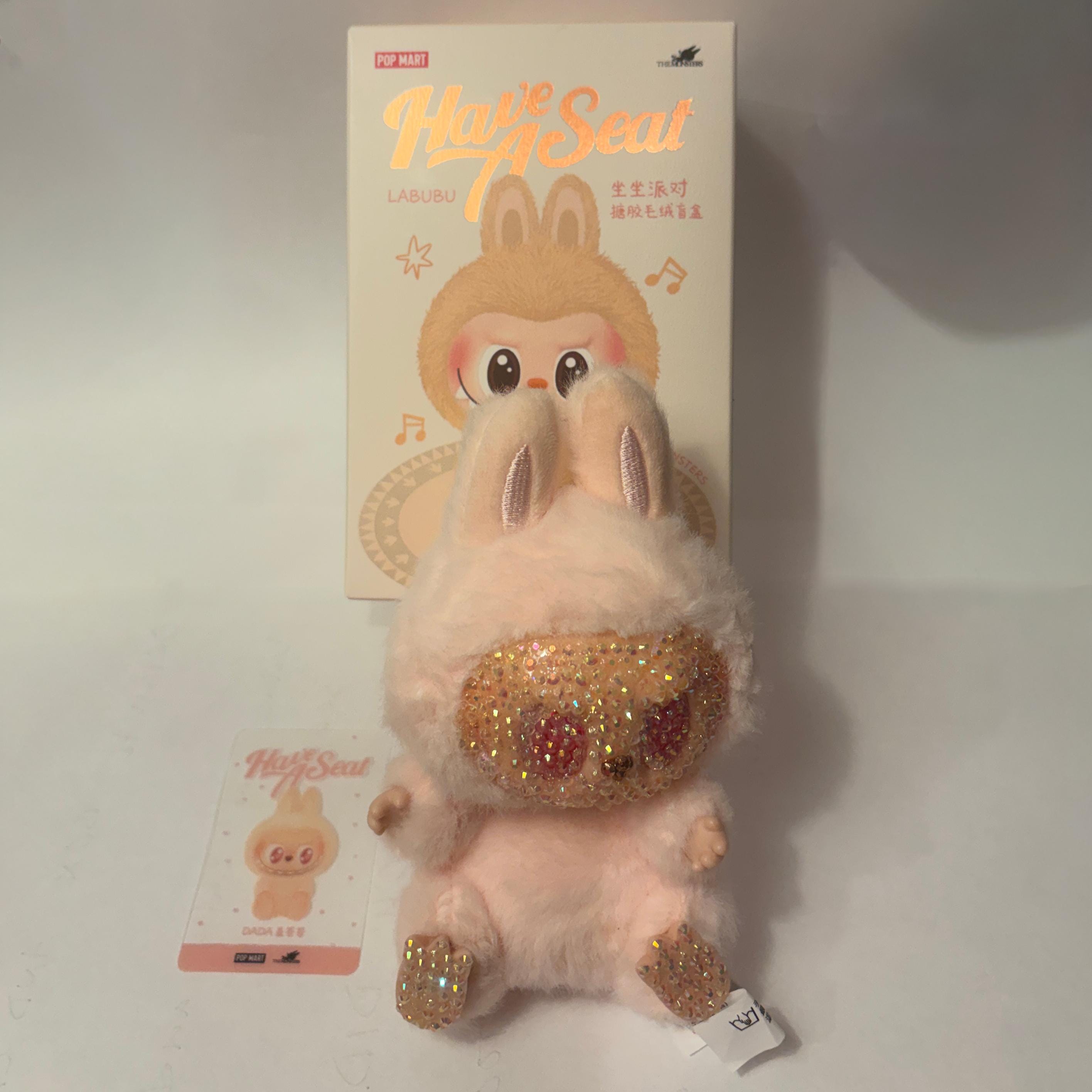 Custom, Hand-bedazzled, Authentic Pop Mart Labubu 