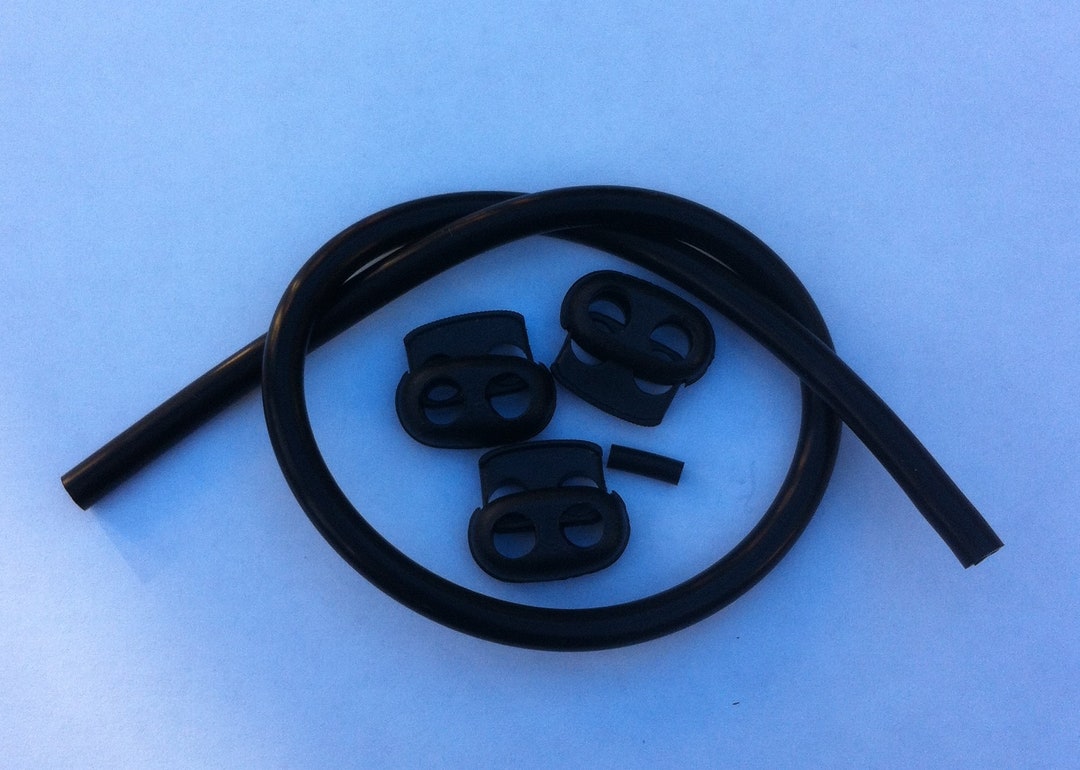 2 Conductive Rubber Loop Electrodes Tens Estim for 2mm or 4mm, 6.5mm
