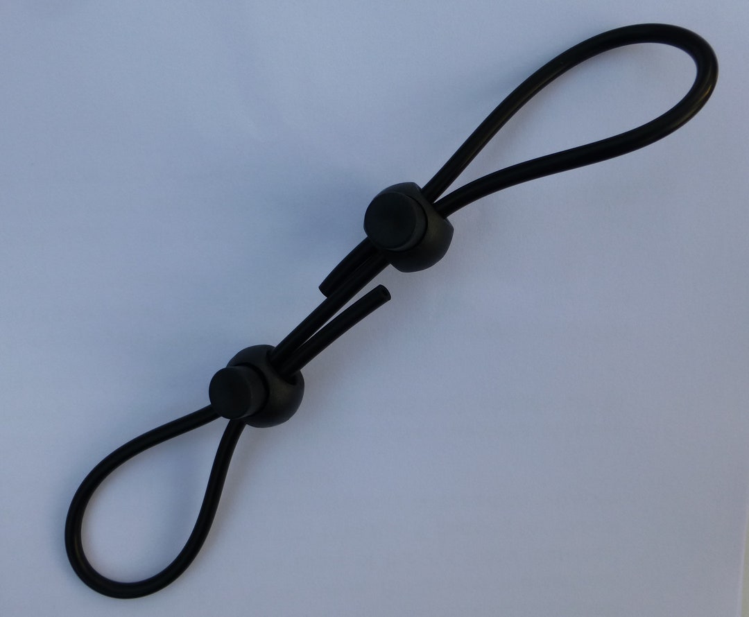 Securing Rubber Loop A Pair of Conductive Rubber Loop Electrodes (4mm Tube)-tens, Estim ...