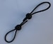 A pair of Conductive Rubber loop electrodes (4mm tube)-Tens, Estim - for 2mm pin (supplied in one length and Includes 2 Clips) 