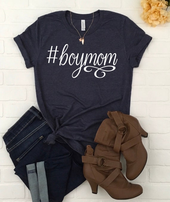 Boy mom unisex jersey tshirt boymom Boy Mama Mom shirt Etsy