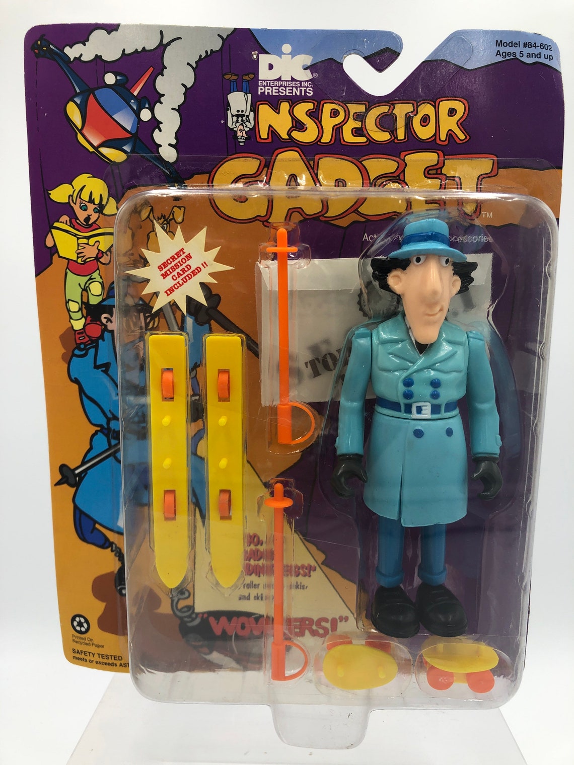 Inspector Gadget Go Go Gadget Expanding Legs Tiger Toys Etsy