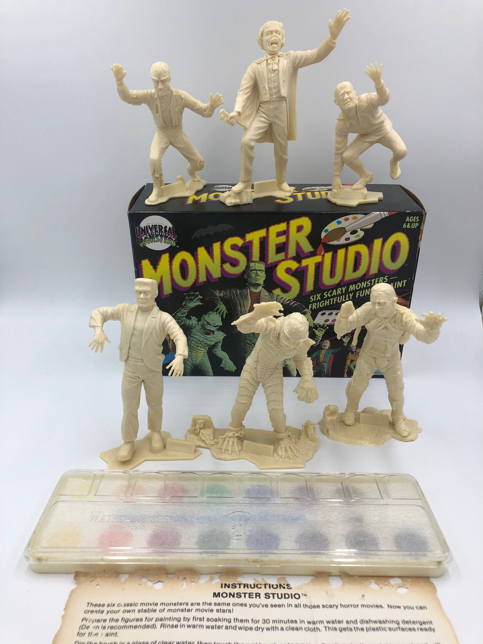 Universal Studios Monsters Monster Studios Marx figures paint Etsy