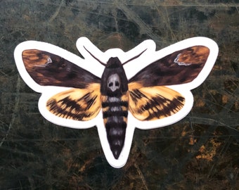 Deathshead hawkmoth sticker