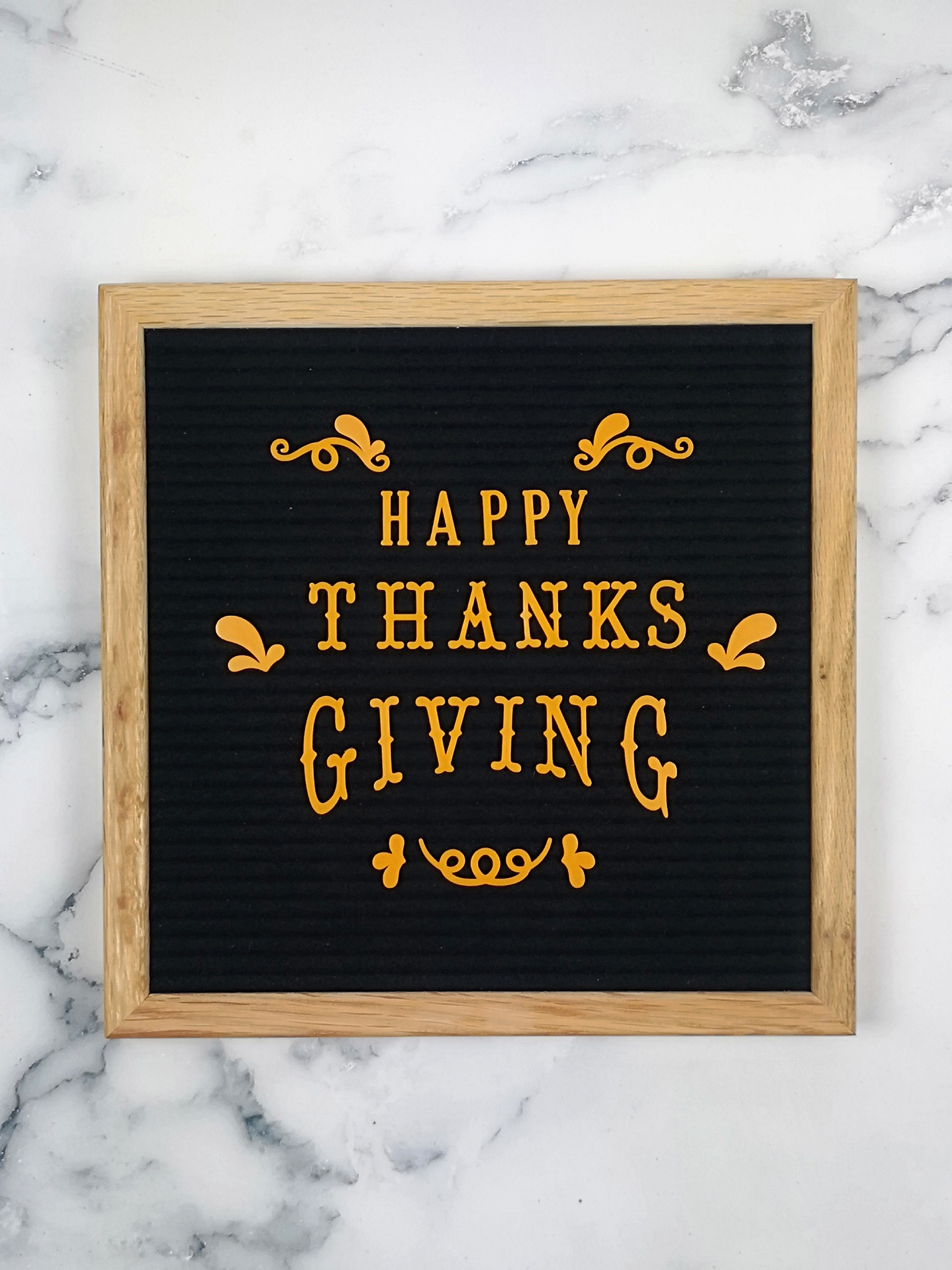 Happy Thanksgiving Letter Board Letters Thanksgiving Etsy