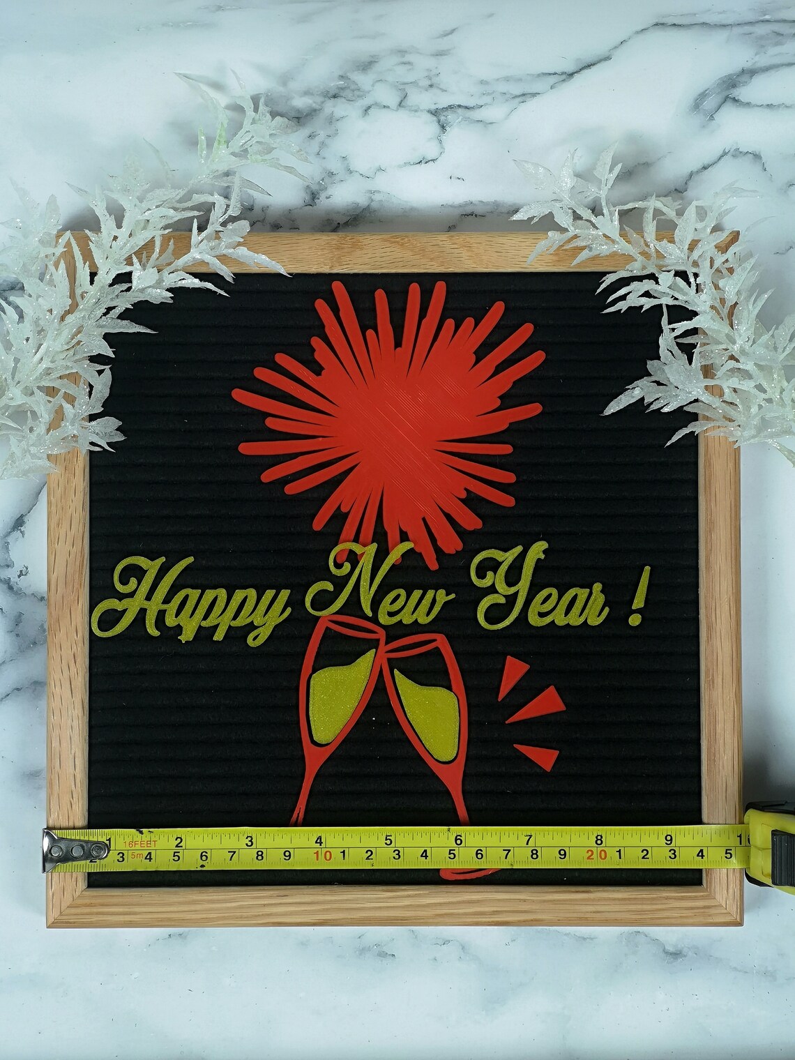 Happy New Year Icons Letter board accessories Happy New Etsy