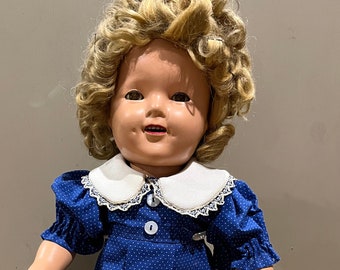 Shirley Temple Composition 20”  Doll