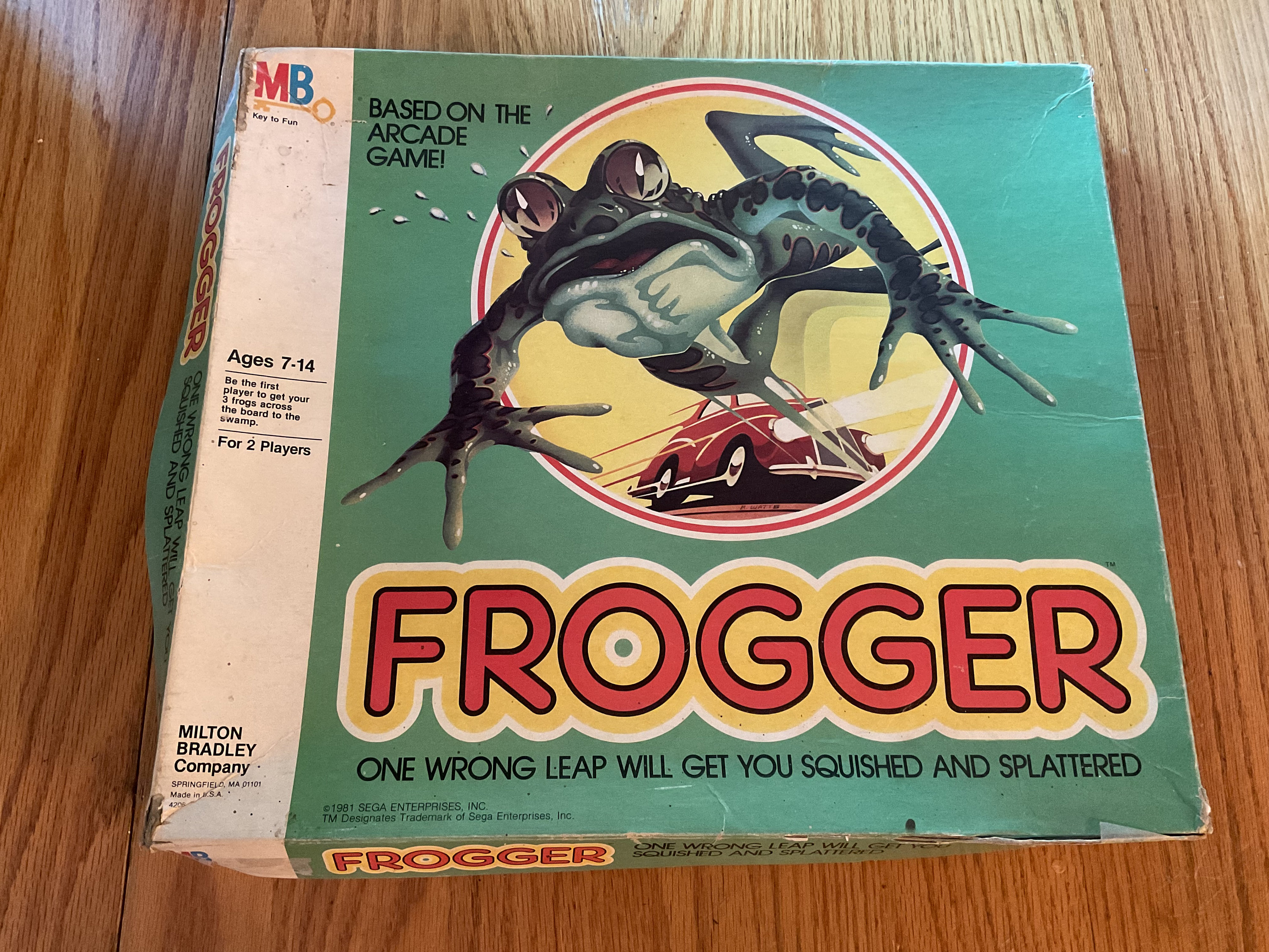 1981 Milton Bradley Frogger Game - Etsy