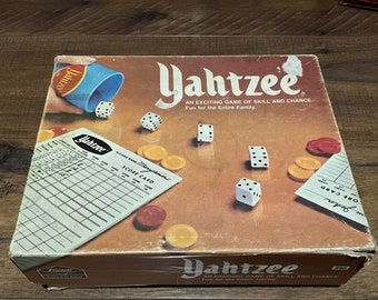 1975 Milton Bradley ES Lowe Yahtzee Game- no Instructions